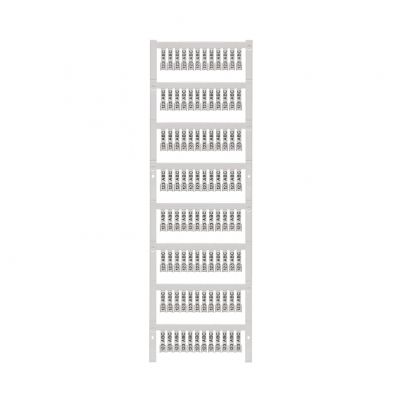 WEIDMULLER ZS 15/5 MC SDR Oznaczenie terminala, Raster w mm: 5.00, Nadrukowane znaki: Na podstawie wymagań klienta (prosimy przesłać plik M-Print PRO), poziome i pionowe, wedłu 1646640000 /480szt./ (1646640000)